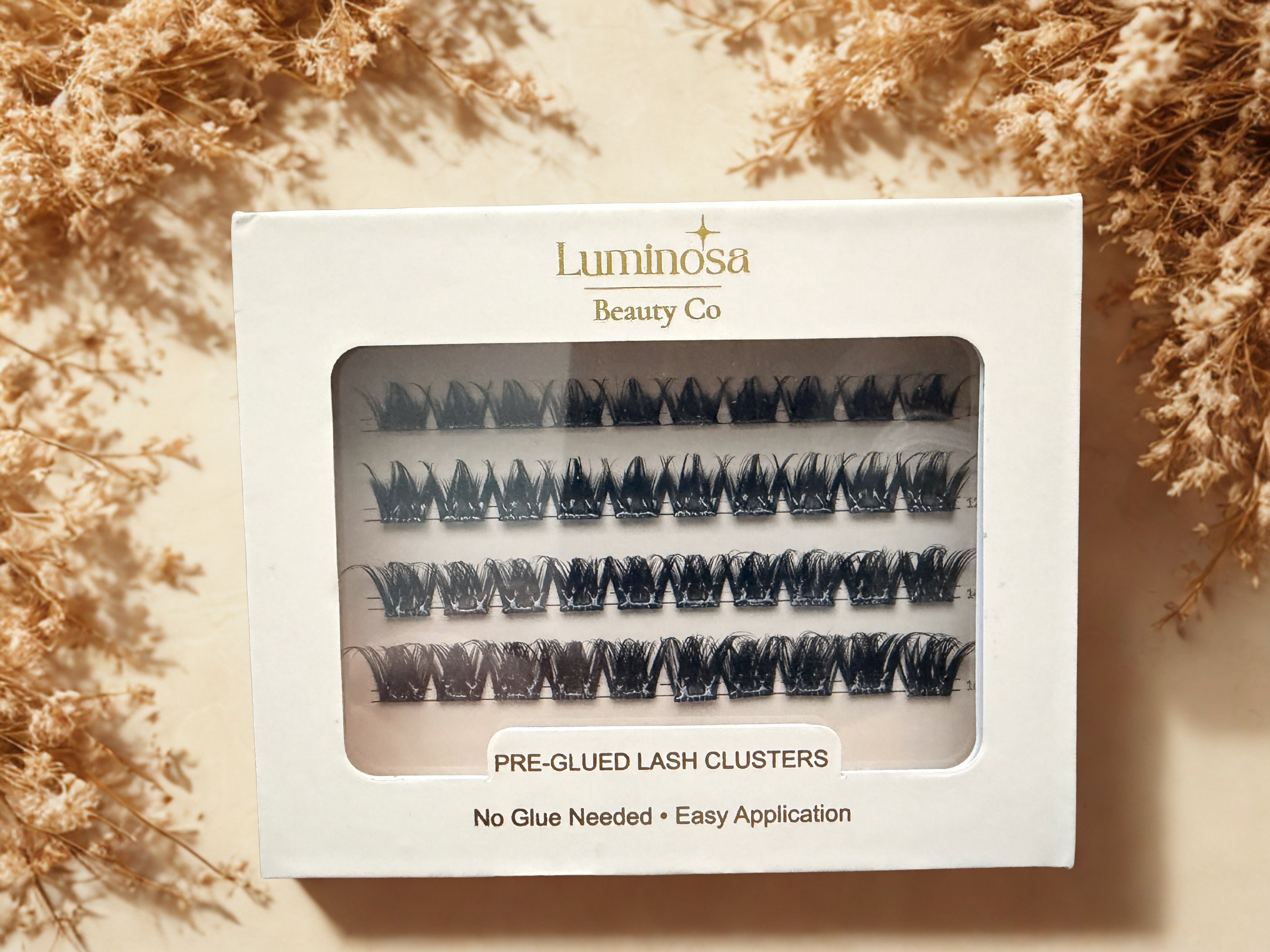 Pre-Glued Lash Clusters