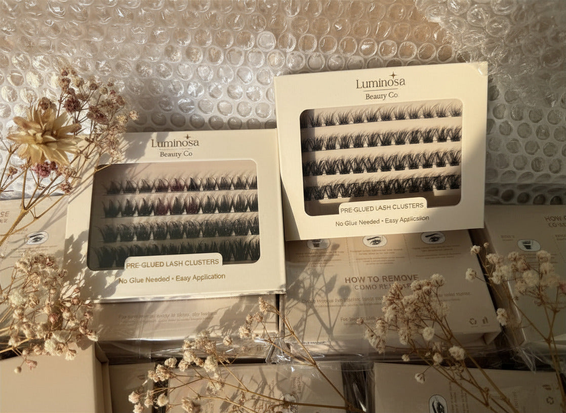 Pre-Glued Lash Clusters